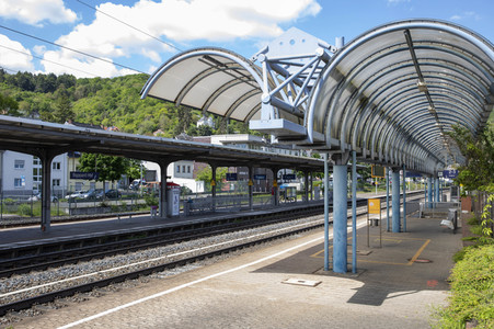 Der Hauptbahnhof in Boppard