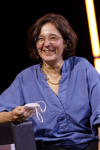 Gerald Knaus, Isabel Schayani und Jean Asselborn auf der lit.Cologne 2021 in Köln