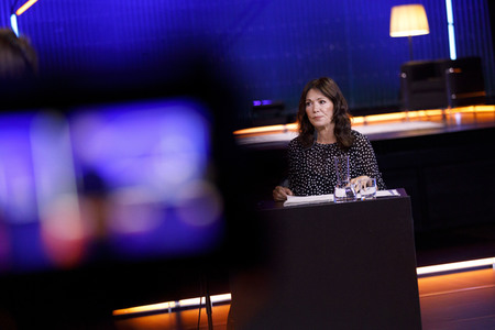 Iris Berben und Gustav Peter Wöhler auf der lit.Cologne 2021 in Köln