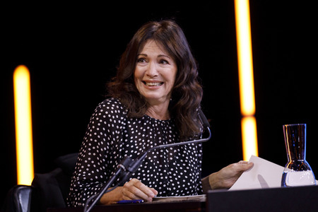 Iris Berben und Gustav Peter Wöhler auf der lit.Cologne 2021 in Köln