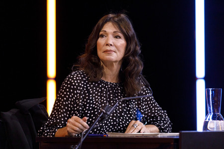 Iris Berben und Gustav Peter Wöhler auf der lit.Cologne 2021 in Köln