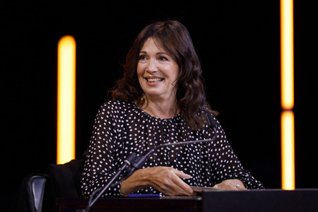 Iris Berben und Gustav Peter Wöhler auf der lit.Cologne 2021 in Köln