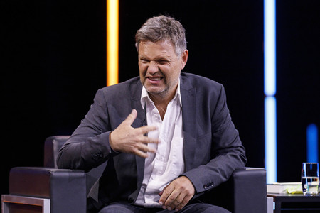 Robert Habeck auf der lit.Cologne 2021 in Köln