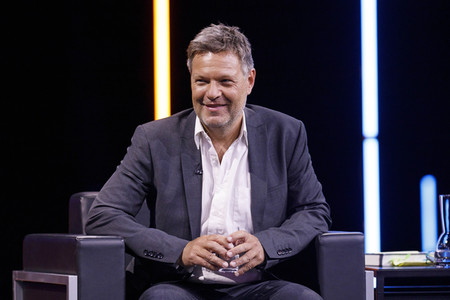 Robert Habeck auf der lit.Cologne 2021 in Köln