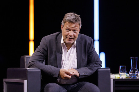 Robert Habeck auf der lit.Cologne 2021 in Köln