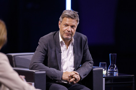 Robert Habeck auf der lit.Cologne 2021 in Köln