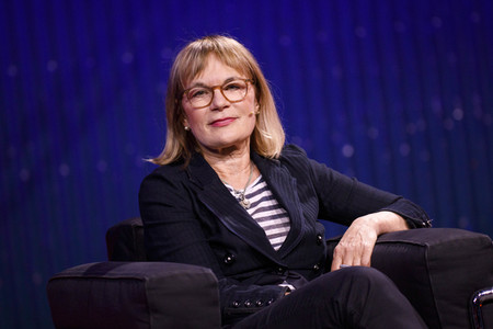 Susanne Abel auf der lit.Cologne 2021 in Köln