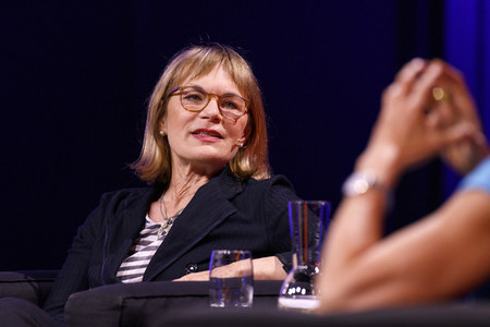 Susanne Abel auf der lit.Cologne 2021 in Köln
