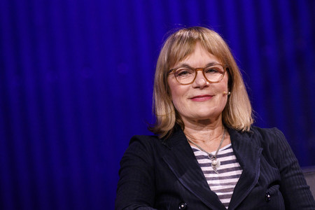 Susanne Abel auf der lit.Cologne 2021 in Köln