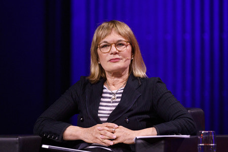 Susanne Abel auf der lit.Cologne 2021 in Köln