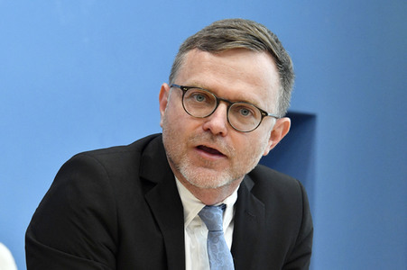 Regierungspressekonferenz zum aktuellen Corona-Sachstand in Berlin