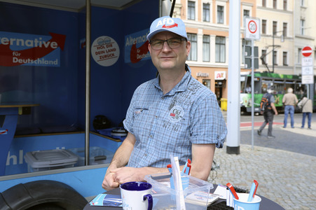 Walhkampfveranstlatung der AfD in Görlitz