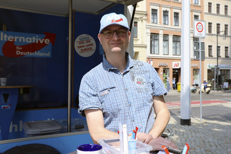 Walhkampfveranstlatung der AfD in Görlitz