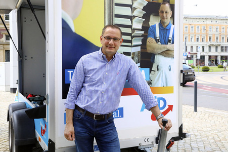 Walhkampfveranstlatung der AfD in Görlitz