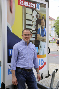 Walhkampfveranstlatung der AfD in Görlitz