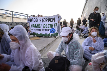 Besetzung der A100-Baustelle in Berlin