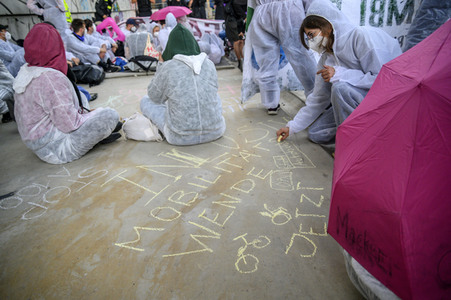 Besetzung der A100-Baustelle in Berlin