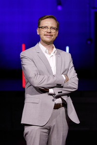 Markus Gabriel und Gert Scobel auf der lit.Cologne 2021 in Köln