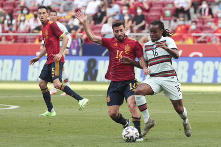 Freundschafts-Länderspiel Spanien vs. Portugal in Madrid