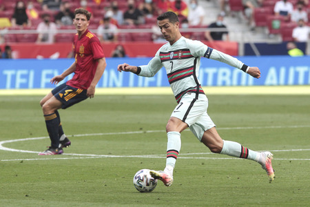 Freundschafts-Länderspiel Spanien vs. Portugal in Madrid