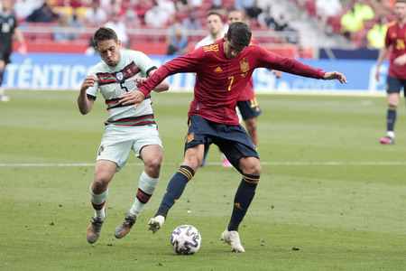 Freundschafts-Länderspiel Spanien vs. Portugal in Madrid