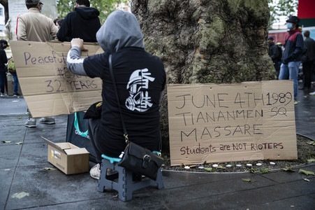 Tian’anmen-Massaker Mahnwache in London