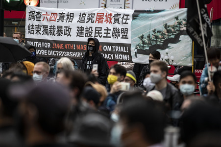 Tian’anmen-Massaker Mahnwache in London