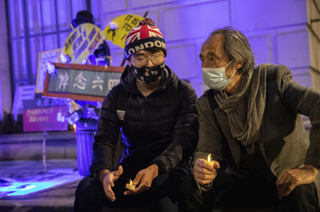Tian’anmen-Massaker Mahnwache in London