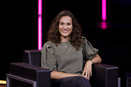 Mona Ameziane, Farah Schäfer, Lea-Lina Oppermann und Luisa Neubauer auf der lit.Cologne 2021 in Köln