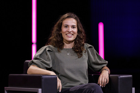 Mona Ameziane, Farah Schäfer, Lea-Lina Oppermann und Luisa Neubauer auf der lit.Cologne 2021 in Köln