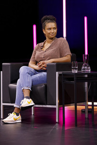 Mona Ameziane, Farah Schäfer, Lea-Lina Oppermann und Luisa Neubauer auf der lit.Cologne 2021 in Köln