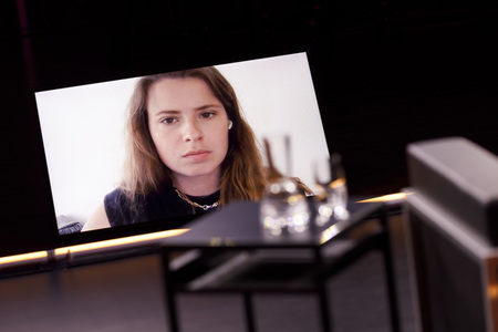 Mona Ameziane, Farah Schäfer, Lea-Lina Oppermann und Luisa Neubauer auf der lit.Cologne 2021 in Köln