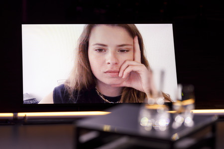 Mona Ameziane, Farah Schäfer, Lea-Lina Oppermann und Luisa Neubauer auf der lit.Cologne 2021 in Köln