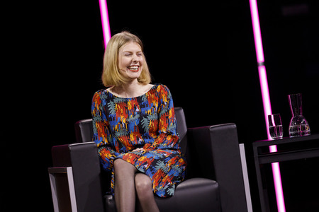 Mona Ameziane, Farah Schäfer, Lea-Lina Oppermann und Luisa Neubauer auf der lit.Cologne 2021 in Köln