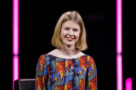 Mona Ameziane, Farah Schäfer, Lea-Lina Oppermann und Luisa Neubauer auf der lit.Cologne 2021 in Köln