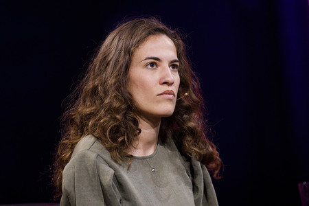 Mona Ameziane, Farah Schäfer, Lea-Lina Oppermann und Luisa Neubauer auf der lit.Cologne 2021 in Köln