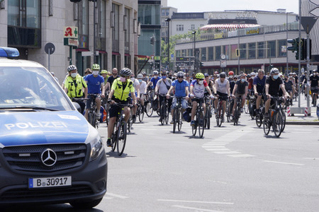 Fahrrad-Demo 'Verkehrswende jetzt' in Berlin