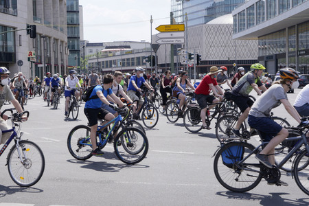 Fahrrad-Demo 'Verkehrswende jetzt' in Berlin