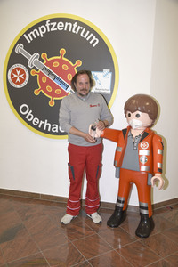 Impfzentrum der Johanniter in Oberhaching