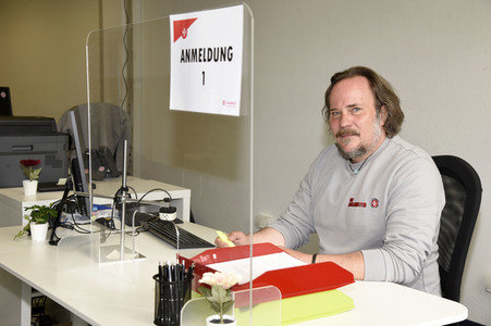 Impfzentrum der Johanniter in Oberhaching