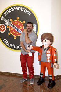 Impfzentrum der Johanniter in Oberhaching