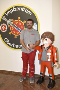 Impfzentrum der Johanniter in Oberhaching