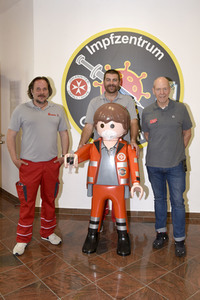 Impfzentrum der Johanniter in Oberhaching