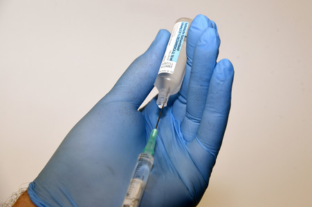 Impfzentrum der Johanniter in Oberhaching