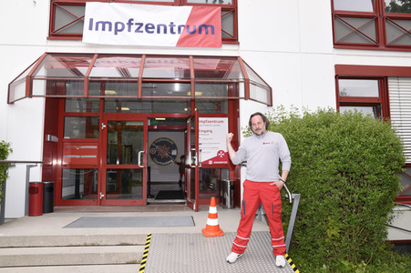 Impfzentrum der Johanniter in Oberhaching