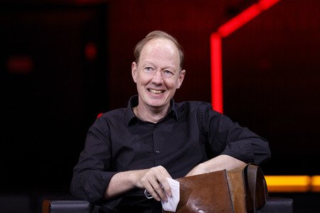 Martin Sonneborn und Gregor Gysi auf der lit.Cologne 2021 in Köln