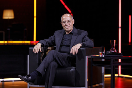 Martin Sonneborn und Gregor Gysi auf der lit.Cologne 2021 in Köln