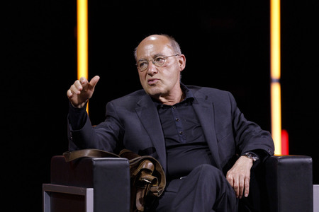 Martin Sonneborn und Gregor Gysi auf der lit.Cologne 2021 in Köln