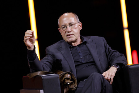 Martin Sonneborn und Gregor Gysi auf der lit.Cologne 2021 in Köln