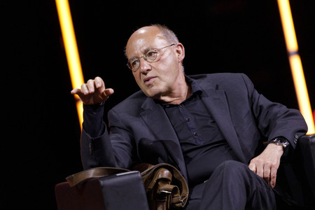 Martin Sonneborn und Gregor Gysi auf der lit.Cologne 2021 in Köln